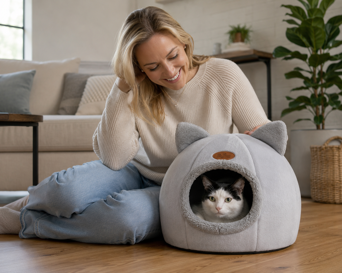 Cozy Cat Cave and Lounger