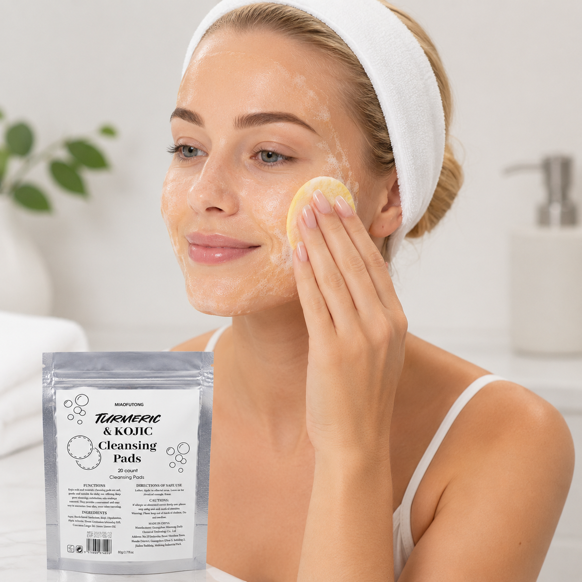 Turmeric and Kojic Cleansing Pads