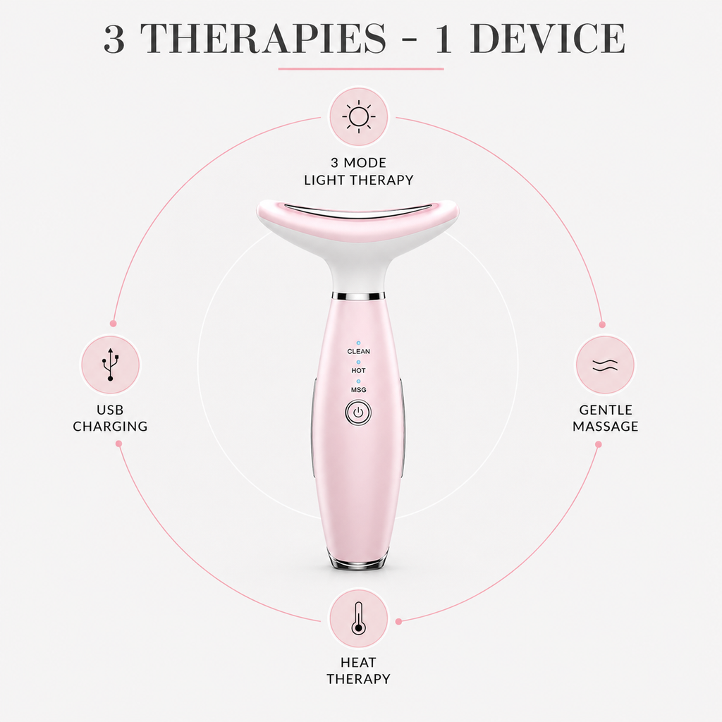 LED Light Technology Facial Treatment Wand