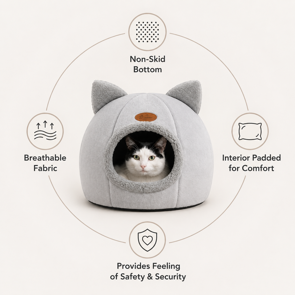 Cozy Cat Cave and Lounger