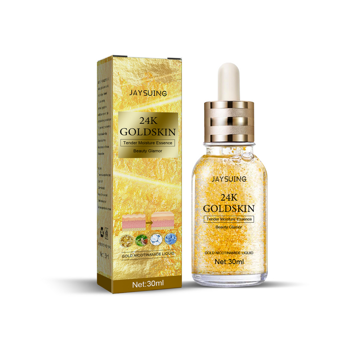 Gold and Nicotinamide Facial Serum