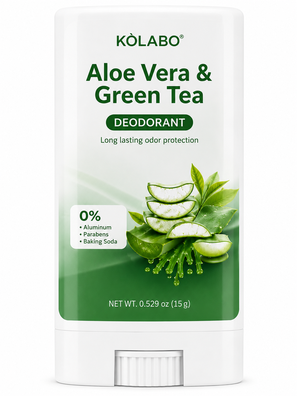 Aloe Vera and Green Tea Deodorant – Aluminum Free Odor Protection